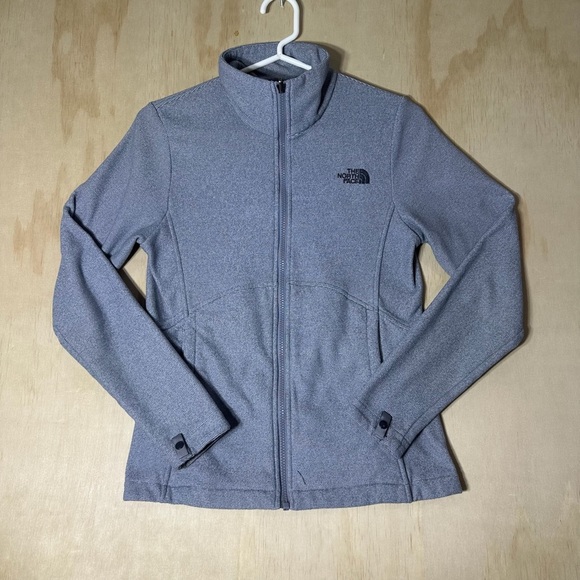 The North Face Fleece Sweater Jacket Full Zip Gray Women’s Small - Picture 1 of 13